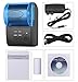 MinGz Thermal Receipt Printer,Portable Personal Printer Mini Wireless Bluetooth Printer for iOS and Android Systems,58MM USB Thermal Printer Compatible with ESC / POS Print Commands Set