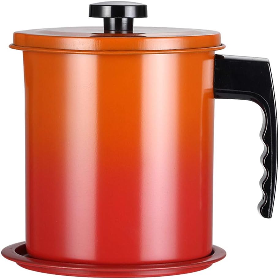 Cooking Oil Storage Grease Keeper, Grease Oil Strainer