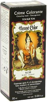 Henne Color Black Henna Hair Colouring Cream 90ml Natural Dye for Dark Hair view 5