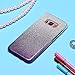 Galaxy S8 Case, Poristal Luxury Bling Glitter Back Cover Protective Bumper [Slim Fit,Anti-scratch] Case for Samsung Galaxy S8 (Gradient-pueple)