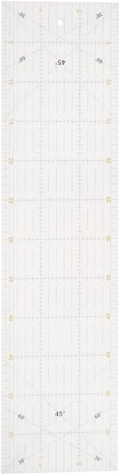 Rectangle Ruler Quilt Template Patchwork Tailor Sewing Ruler 60x15cm