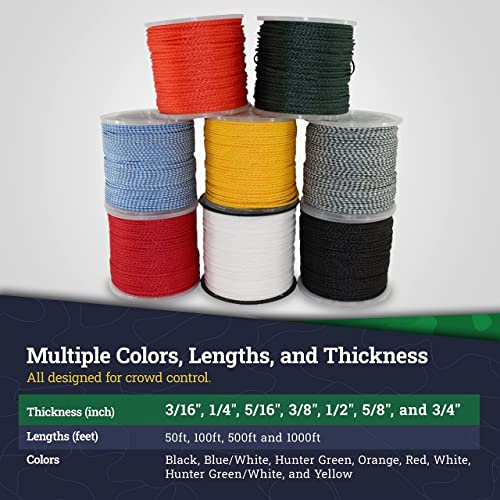 SGT KNOTS Hollow Braid Polypropylene Barrier Rope Moisture & Chemical