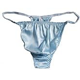 Yavorrs Men's Silk Panties G-Strings Thongs Size S M L XL 2XL (Multicoloured)