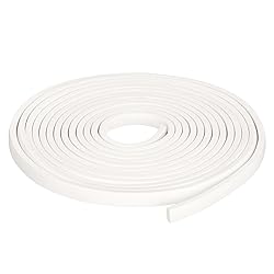 uxcell Silicone Foam Seal Strip, 0.2" x 0.4" x 16.4