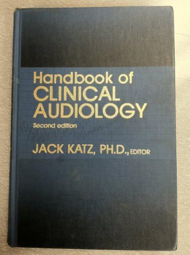 Handbook of clinical audiology