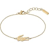 Lacoste Crocodile Chain Bracelet for Women - Stainless Steel Jewelry, Adjustable - Chic Collection, Fashion Accessory - Gift for Her