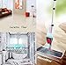 Floor Spray Mop Kit with 4 in-1 Function, Mop Set for Vinyl, Hardwood, Laminate, Marble, Tile Floors – 7 Accessories: 2 Microfiber Pads, 2 Window Cleaner Pads, 1 Glass Wiper, 1 Chenille Pad 1 Scraper