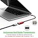 4K Mini DisplayPort to HDMI Adapter, Capshi Thunderbolt to HDMI Adapter [Smart,Aluminum Shell] Mini DisplayPort to HDMI for MacBook air /Pro,Surface Pro/Dock/Book, Monitor, HDTV,Projector, More - Red