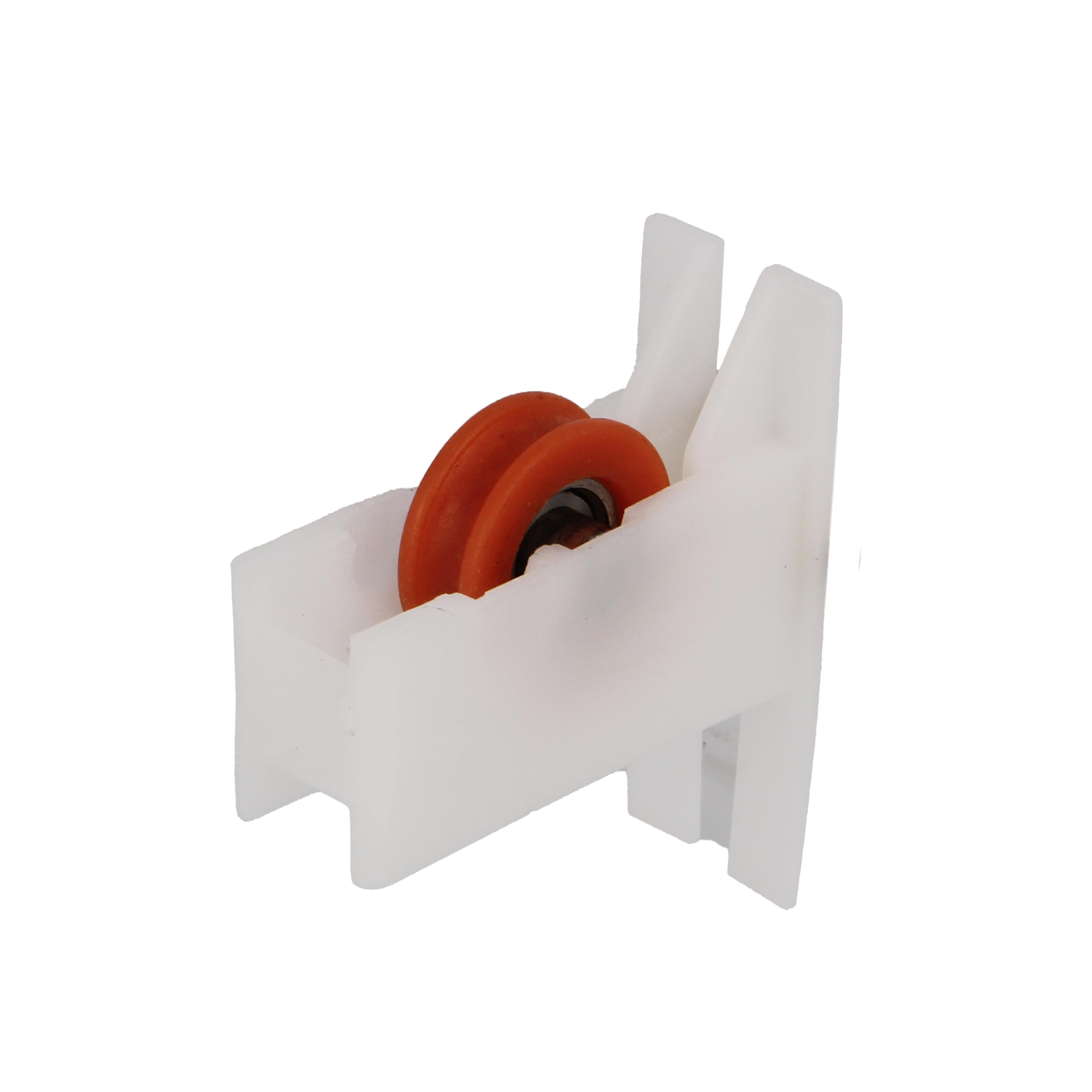 Amig - Sliding Window Roller - Set of 2 Units - Size 35 x 39 mm - Nylon Housing with Ball Bearings - Designed for Sliding Windows - White - Mod. COR03