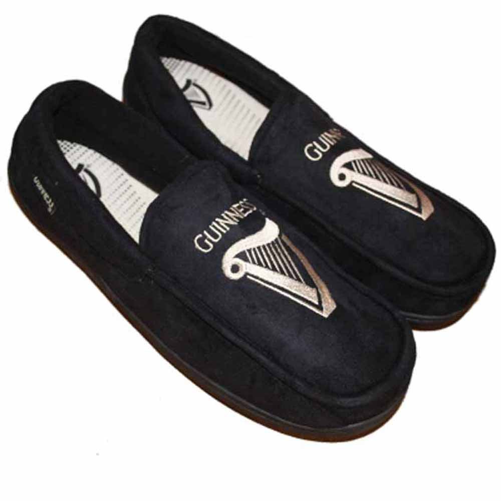 Mens Guinness HARP design Novelty Slippers UK 9 Black Amazon.co.uk