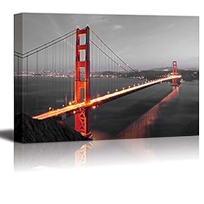 Pop of Color The Golden Gate in San...