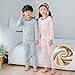Girls Boys Cotton Pajamas Thermal Underwear Toddler Thicken Warm Cute Printed 2 PC Setthumb 1