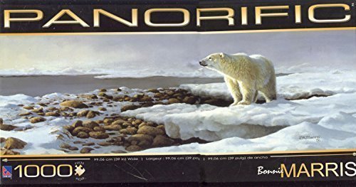1000 Piece Panorific Bonnie Marris 'Polar Bear' Jigsaw Puzzle