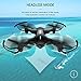 DROCON Drone with Camera, FPV RC Drone with 720P HD Wi-Fi Camera ,Quadcopter Drone for Kids & Beginners - Altitude Hold, Headless Mode, Foldable Arms, One Key take Off/Landing, Black