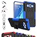Galaxy J5 2016 Case,Mama Mouth Shockproof Heavy Duty Combo Hybrid Rugged Dual Layer Grip Cover with Kickstand for Samsung Galaxy J5 J510 2016 Smartphone(with 4 in 1 Packaged),Blue