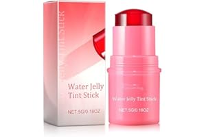 MUPUFU Milk Jelly Blush，Jelly Tinted Makeup Stick Create A Jelly Makeup, Buildable Watercolor Finish, Lasting Moisturising(Red)
