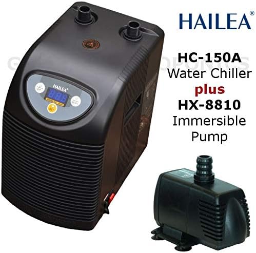 Hailea HC-150A Chiller + Submersible HX-8810 Water Pump