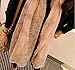 eFuture(TM) Pink Fashion Women Girl Lady Gaze De Paris Beige Porcelain Pattern Long Scarf Wrap Silk Scarves +eFuture's nice Keyring