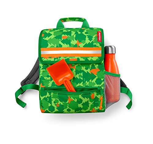 reisenthel Backpack Kids, Safety-Enhanced Design for School and Travel, Greenwood