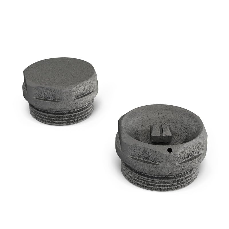 UK RADIATORS - Talus Radiator Bleed Valve Blanking Plug - Efficient Heating Solution - Easy Installation - (Natural Pewter)