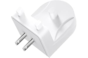 Teeteck Toothbrush Wall Charger for Braun Oral-B Electric Toothbrush,Replacement Model 3757 Wireless Charger Base-Waterproof & Portable- Ideal for Bathroom and Travel (Bright White, US)