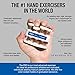 Prohands PRO Hand Exerciser, Finger Exerciser (Hand Grip Strengthener), Spring-Loaded, Finger-Piston System, Isolate and Exercise Each Finger, (5 lb Light Tension, Blue-Pro)