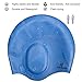 Swim Cap for Long Hair - Silicone Swimming Hat with Ear Pockets for Men and Women, Free Ear Plugs Included