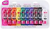Set of 10 (1 fl oz ea.) Soft Brush Multicolor Fabric Paints