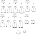 INFANTS DRESS, TOP, ROMPER, PANTIES, HAT & HEADBAND SIZES NB-S-M (7-21 LBS.) 9 SEW EASY BUTTERICK PATTERN 3405