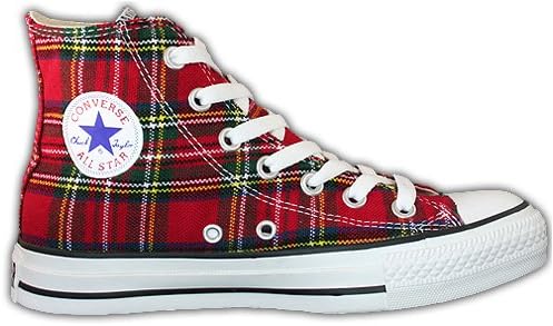 tartan plaid converse