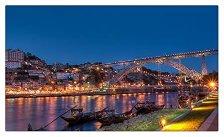Portugal puentes ríos noche C * * * * porto ciudades muebles ...