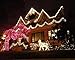 addlon 2 Pack Solar Xmas String Lights 72ft 22m 200 LED 8 Modes Solar Powered Starry Lighting Waterproof Christmas Fairy String Lights for Outdoor Gardens Path Homes Wedding Party Decor (Warm White)