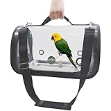 MeHongCan Portable Bird Carrier,Bird Travel Cage Parrot Lightweight Breathable Carrier Bird Travel Bag