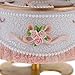 B&S FEEL 3-Horse Carousel Music Box Melody Carrying You from Castle in The Sky(Laputa)(White)