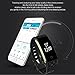 Fitness Tracker,Toprime Waterproof Bluetooth 4.0 OLED Touch Screen Smart Wristband,Heart Rate and Sleep Monitor for Android and IOS, White