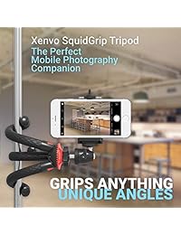 Xenvo SquidGrip - Trípode flexible para iPhone, Android, GoPro, compatible con todos los teléfonos móviles y cámaras de acción