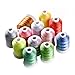 Simthreads 12 Variegated Colors Polyester Embroidery Machine Thread for Most Home Sewing Embroidery Machines 1100 Yards Each
