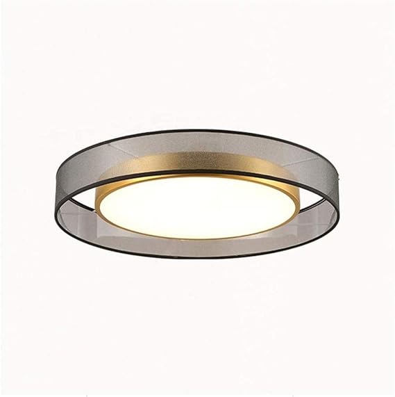 Lámpara de techo LED redonda dorada negra Foco Araña Latón Atenuación