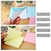 HONESTY 12 Pads/Pack Lined Sticky Notes 3 Inch X 3 Inch 80 Sheets/Pad Easy Post 5 Colors (Pink White Blue Yellow Brown)