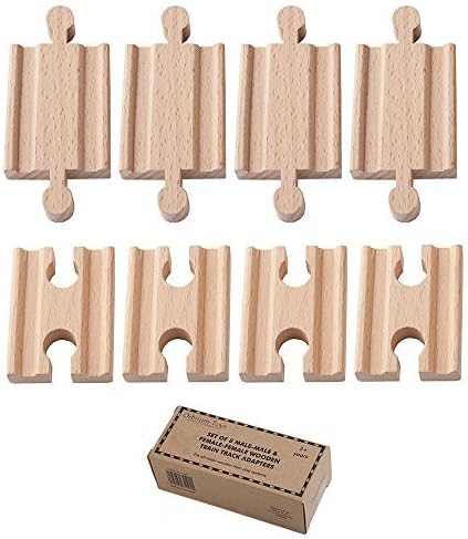 Wooden rail male - male female - female adapter 8 set (Thomas, Brio, for Chuggington)