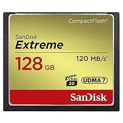 SanDisk 128GB Extreme CompactFlash Memory Card UDMA