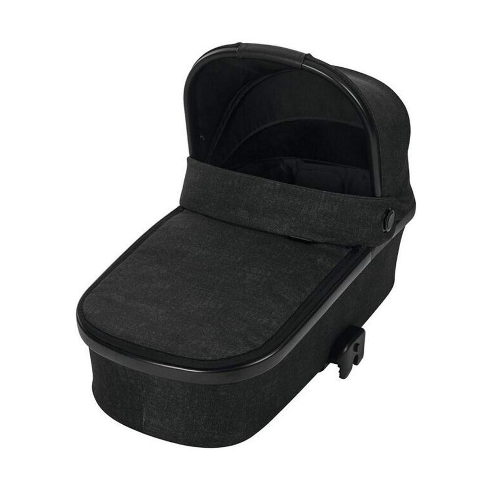 Maxi-Cosi Oria Babywanne, groß, bequem und federleichter Kinderwagenaufsatz, geeignet für Maxi-Cosi-Kinderwagen/Buggys, nutzbar ab der Geburt - 6 Monate, (ca. 0-9 kg), nomad black (schwarz)