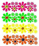Blacklight Daisy Body Art Stickers