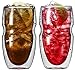 Ozeri Serafino Double Wall Insulated Iced Tea and Coffee Glasses, 16-Ounce, Set of 2