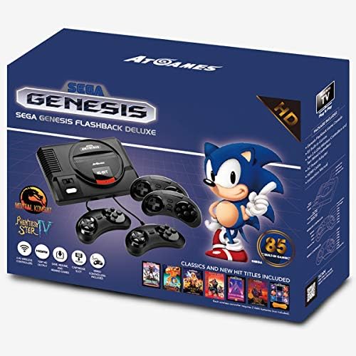 SEGA Genesis Consola HD con 85 juegos y 4 controladores: Amazon.es: Videojuegos