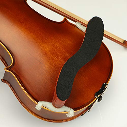 Violin Shoulder Rest for 4/4 and 3/4 Size, Healemo Wooden Shoulder Rest for Violin, Perfect for Beginners and Professionals