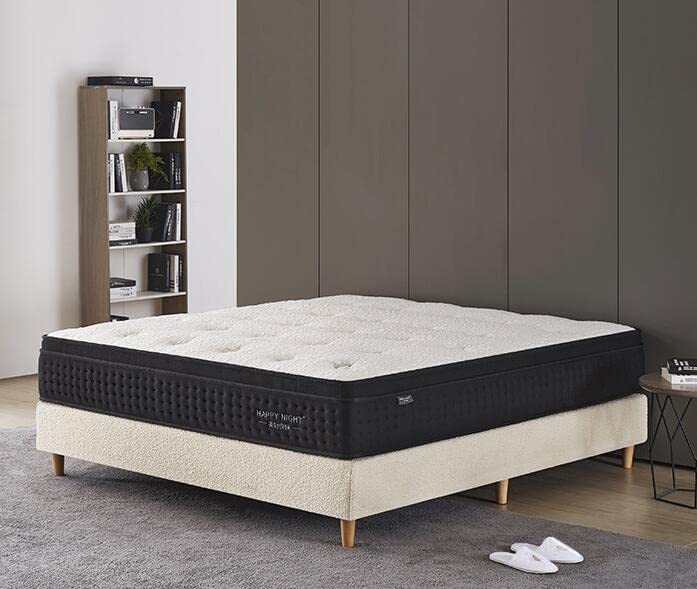IZTOSS Matelas 160 x 200 16 cm Epaisseur | Ergonomique Hypoallergénique | Respirante | Soutien Haute Resilience | Confort (160x200)