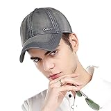 CACUSS Men's Cotton Classic Baseball Cap with Adjustable Buckle Closure Dad Hat
