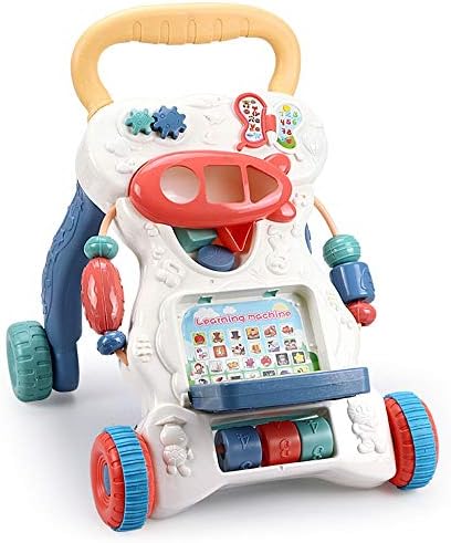 Baby Walker Early Childhood Educational Children's Trolley with Water Tank Multi-Function Baby Walker 0-1 Years Old Baby Toys (Color : White, Size : 42.34533cm)