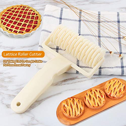 Lattice Roller Cutter, Pie Pizza Cookie Dough Roller Lattice Household